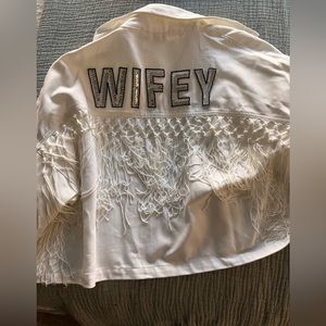 EastnWest Label Wifey Jacket Sz XL